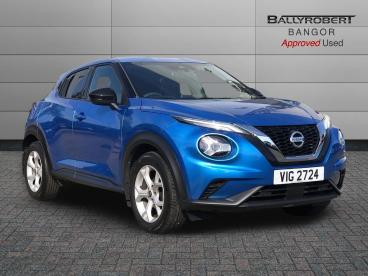 SPOTICAR Nissan Juke 1.0 Dig-t N-connecta Dct Auto Euro 6 (s/s) 5dr Used Car - Suv Petrol Blue - Bangor - 1200616575_1