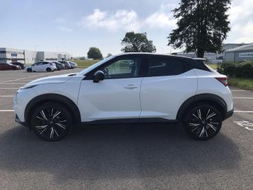 SPOTICAR Nissan Juke 1.0 Dig-t Tekna+ Dct Auto Euro 6 (s/s) 5dr Used Car - Suv Petrol White - Bridgend - 1200617426_4
