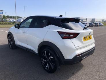 SPOTICAR Nissan Juke 1.0 Dig-t Tekna+ Dct Auto Euro 6 (s/s) 5dr Used Car - Suv Petrol White - Bridgend - 1200617426_5