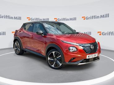 SPOTICAR Nissan Juke 1.6 Tekna+ Auto Euro 6 5dr Used Car - Suv Hybrid Red - Pontypridd - 1200619610_1