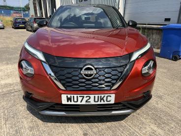 SPOTICAR Nissan Juke 1.6 Tekna+ Auto Euro 6 5dr Used Car - Suv Hybrid Red - Pontypridd - 1200619610_2