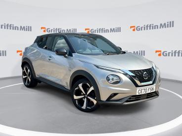 SPOTICAR Nissan Juke 1.0 Dig-t Tekna Euro 6 (s/s) 5dr Used Car - Suv Petrol Silver - Pontypridd - 1200619612_1