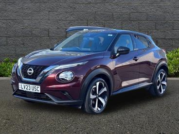 SPOTICAR Nissan Juke 1.0 Dig-t Tekna Euro 6 (s/s) 5dr Used Car - Suv Petrol Red - Weymouth - 1200624086_3