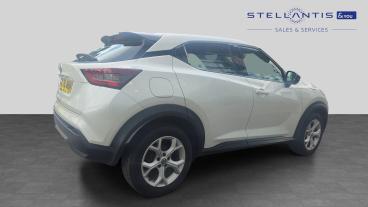 SPOTICAR Nissan Juke 1.0 Dig-t Acenta Dct Auto Euro 6 (s/s) 5dr Used Car - Suv Petrol White - Sale - 1200625142_3