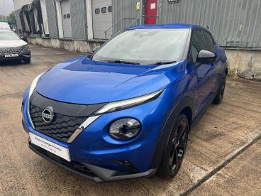 SPOTICAR Nissan Juke 1.6 Tekna Auto Euro 6 5dr Used Car - Suv Hybrid Blue - Pontypridd - 1200629999_3