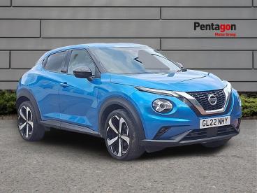 SPOTICAR Nissan Juke 1.0 Dig-t Tekna Dct Auto Euro 6 (s/s) 5dr Used Car - Suv Petrol Blue - Derby - 1200631841_1