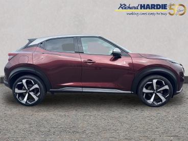 SPOTICAR Nissan Juke 1.0 Dig-t Tekna Euro 6 (s/s) 5dr Used Car - Suv Petrol Red - Wallsend - 1200632548_5