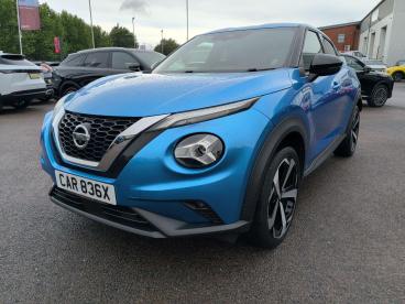 SPOTICAR Nissan Juke 1.0 Dig-t Tekna Dct Auto Euro 6 (s/s) 5dr Used Car - Suv Petrol Blue - Bridgend - 1200633821_4