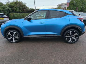 SPOTICAR Nissan Juke 1.0 Dig-t Tekna Dct Auto Euro 6 (s/s) 5dr Used Car - Suv Petrol Blue - Bridgend - 1200633821_5