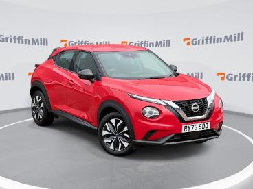 SPOTICAR Nissan Juke 1.0 Dig-t Acenta Dct Auto Euro 6 (s/s) 5dr Used Car - Suv Petrol Red - Pontypridd - 1200640583_1
