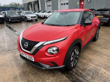 SPOTICAR Nissan Juke 1.0 Dig-t Acenta Dct Auto Euro 6 (s/s) 5dr Used Car - Suv Petrol Red - Pontypridd - 1200640583_3