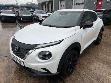 SPOTICAR Nissan Juke 1.6 N-connecta Auto Euro 6 5dr Used Car - Suv Hybrid White - Pontypridd - 1200642942_3