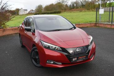 SPOTICAR Nissan Leaf 39kwh N-connecta Auto 5dr Used Car - Saloon Electric Red - Ballymena County Antrim - 1200559773_3