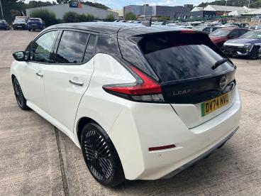 SPOTICAR Nissan Leaf 39kwh Tekna Auto 5dr Used Car - Saloon Electric White - Pontypridd - 1200627227_5