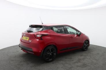 SPOTICAR Nissan Micra 1.0 Ig-t N-sport Xtron Euro 6 (s/s) 5dr Used Car - City Car Petrol Red - Truro - 1200540863_3