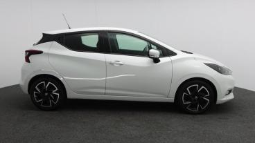 SPOTICAR Nissan Micra 1.0 Ig-t Acenta Euro 6 (s/s) 5dr Used Car - City Car Petrol White - Truro - 1200549255_2