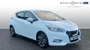 SPOTICAR Nissan Micra 0.9 Ig-t Acenta Euro 6 (s/s) 5dr Used Car - City Car Petrol White - Stockport - 1200560355_1