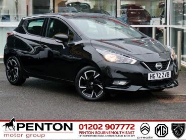 SPOTICAR Nissan Micra 1.0 Ig-t Acenta Xtron Euro 6 (s/s) 5dr Used Car - City Car Petrol Black - Christchurch - 1200573760_1