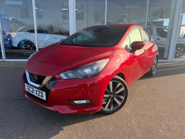 SPOTICAR Nissan Micra 1.0 Ig-t Tekna Euro 6 (s/s) 5dr Used Car - City Car Petrol Red - Boston - 1200583073_5