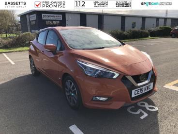SPOTICAR Nissan Micra 0.9 Ig-t Acenta Limited Edition Euro 6 (s/s) 5dr Used Car - City Car Petrol Orange - Bridgend - 1200590736_1