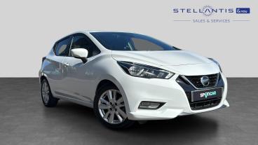 SPOTICAR Nissan Micra 1.0 Ig-t Acenta Xtron Euro 6 (s/s) 5dr Used Car - City Car Petrol White - Bristol - 1200596105_1