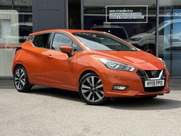 SPOTICAR Nissan Micra 0.9 Ig-t Tekna Euro 6 (s/s) 5dr Used Car - City Car Petrol Orange - Watford - 1200616720_1