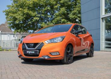 SPOTICAR Nissan Micra 0.9 Ig-t Acenta Euro 6 (s/s) 5dr Used Car - City Car Petrol Orange - Aldershot - 1200622626_2