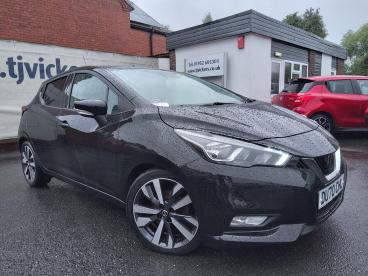 SPOTICAR Nissan Micra 1.0 Dig-t Acenta Euro 6 (s/s) 5dr Used Car - City Car Petrol Black - Telford - 1200628603_1