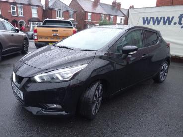 SPOTICAR Nissan Micra 1.0 Dig-t Acenta Euro 6 (s/s) 5dr Used Car - City Car Petrol Black - Telford - 1200628603_5