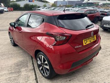 SPOTICAR Nissan Micra 1.0 Ig-t Tekna Euro 6 (s/s) 5dr Used Car - City Car Petrol Red - Pontypridd - 1200632699_5