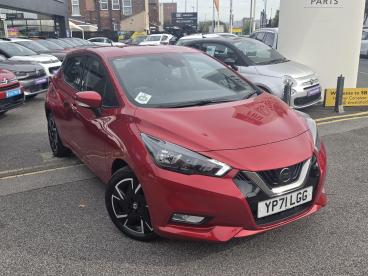 SPOTICAR Nissan Micra 1.0 Ig-t Acenta Euro 6 (s/s) 5dr Used Car - City Car Petrol Red - Wakefield - 1200639225_1