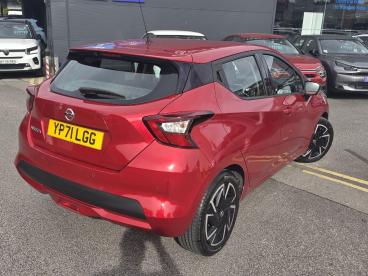 SPOTICAR Nissan Micra 1.0 Ig-t Acenta Euro 6 (s/s) 5dr Used Car - City Car Petrol Red - Wakefield - 1200639225_4