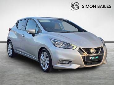 SPOTICAR Nissan Micra 1.0 Ig-t Acenta Xtron Euro 6 (s/s) 5dr Used Car - City Car Petrol Silver - Stockton On Tees - 1200643911_1