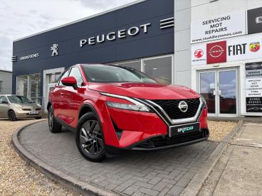 SPOTICAR Nissan Qashqai 1.3 Dig-t Mhev Acenta Premium Euro 6 (s/s) 5dr Used Car - Suv Hybrid Red - Ryde - 1200543045_1