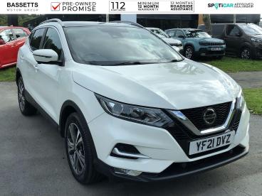 SPOTICAR Nissan Qashqai 1.3 Dig-t N-connecta Dct Auto Euro 6 (s/s) 5dr Used Car - Suv Petrol White - Swansea - 1200543996_1