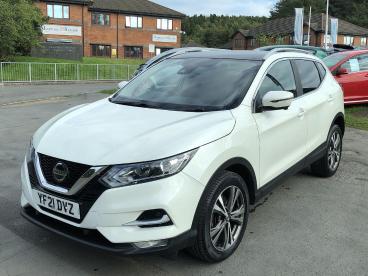 SPOTICAR Nissan Qashqai 1.3 Dig-t N-connecta Dct Auto Euro 6 (s/s) 5dr Used Car - Suv Petrol White - Swansea - 1200543996_3