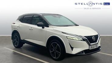 SPOTICAR Nissan Qashqai 1.3 Dig-t Mhev Tekna Euro 6 (s/s) 5dr Used Car - Suv Hybrid White - Maidstone - 1200550519_1