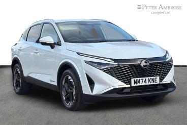 SPOTICAR Nissan Qashqai 1.5 H E-power N-connecta Auto Euro 6 (s/s) 5dr Used Car - Suv Hybrid White - Castleford - 1200553625_1
