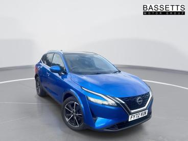 SPOTICAR Nissan Qashqai 1.3 Dig-t Mhev Tekna Xtron Euro 6 (s/s) 5dr Used Car - Suv Hybrid Blue - Bridgend - 1200608203_1