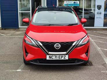 SPOTICAR Nissan Qashqai 1.3 Dig-t Mhev N-connecta Euro 6 (s/s) 5dr Used Car - Suv Hybrid Red - Moray - 1200612979_2