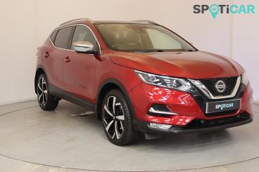 SPOTICAR Nissan Qashqai 1.3 Dig-t Tekna+ Euro 6 (s/s) 5dr Used Car - Suv Petrol Red - Wellingborough - 1200620316_1
