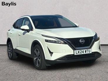 SPOTICAR Nissan Qashqai 1.3 Dig-t Mhev N-connecta Euro 6 (s/s) 5dr Used Car - Suv Hybrid White - Cirencester - 1200632640_1