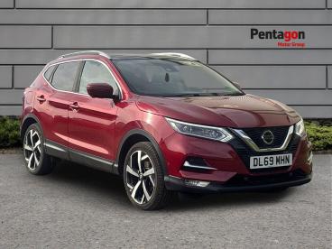 SPOTICAR Nissan Qashqai 1.3 Dig-t Tekna Dct Auto Euro 6 (s/s) 5dr Used Car - Suv Petrol Red - Derby - 1200637673_1