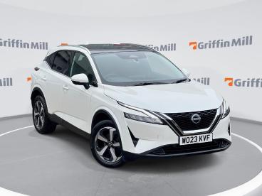 SPOTICAR Nissan Qashqai 1.3 Dig-t Mhev N-connecta Euro 6 (s/s) 5dr Used Car - Suv Hybrid White - Pontypridd - 1200644361_1
