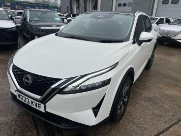 SPOTICAR Nissan Qashqai 1.3 Dig-t Mhev N-connecta Euro 6 (s/s) 5dr Used Car - Suv Hybrid White - Pontypridd - 1200644361_3