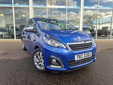 SPOTICAR Peugeot 108 1.0 Collection Euro 6 (s/s) 5dr Used Car - City Car Petrol Blue - Boston - 1200563834_1