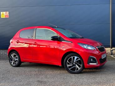SPOTICAR Peugeot 108 1.0 Allure Euro 6 (s/s) 5dr Used Car - City Car Petrol Red - Crewe - 1200570731_1