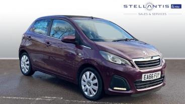 SPOTICAR Peugeot 108 1.0 Active Top! Euro 6 5dr Used Car - City Car Petrol Purple - Romford - 1200574631_1