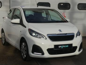 SPOTICAR Peugeot 108 1.0 Active Euro 6 5dr Used Car - City Car Petrol White - Devizes - 1200575151_1