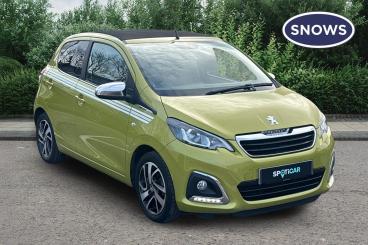 SPOTICAR Peugeot 108 1.0 Collection Top! 2 Tronic Euro 6 (s/s) 5dr Used Car - City Car Petrol Green - Chichester - 1200576670_1